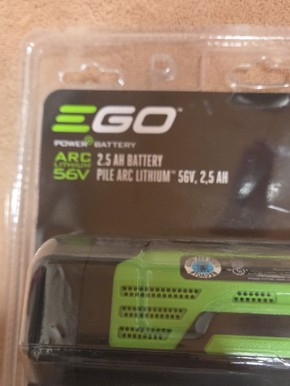 EGO 56V 2.5Ah Lithium Battery Pack Only NEW - Picture 2 of 8